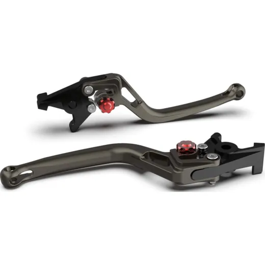 LSL Bremshebel BOW R51, anthrazit/rot