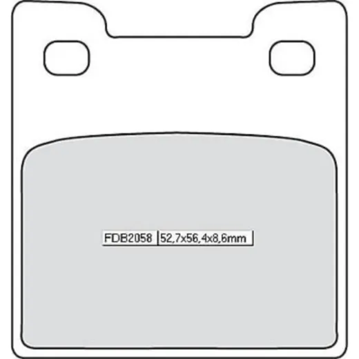 Bremsklötze FERODO Bremsbelag FDB 2058 Platinum