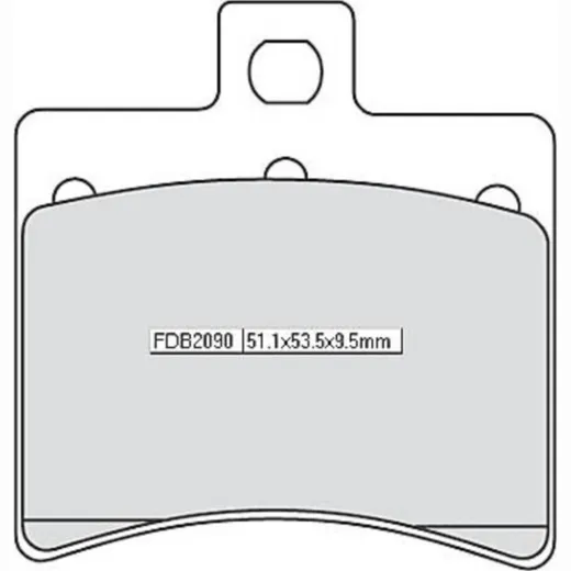 FERODO Brake lining FDB 2090 P