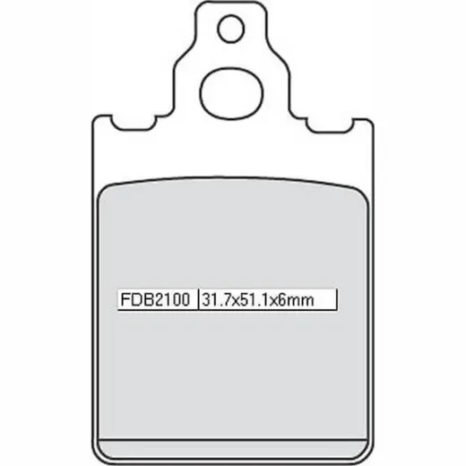 Bremsklötze FERODO Eco-Friction Bremsbelag 584-2100EF