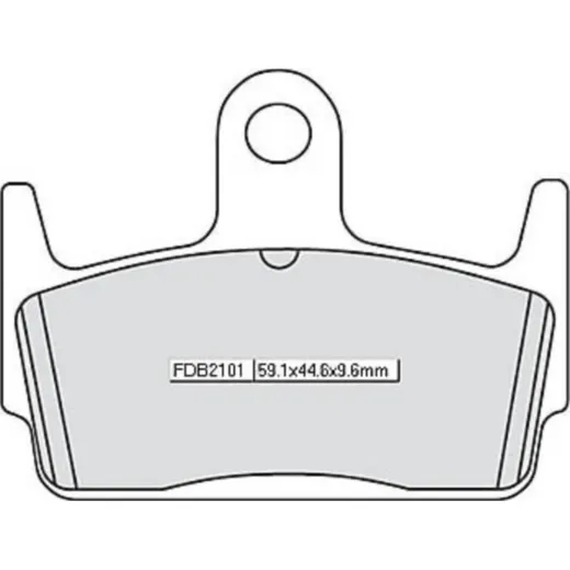 Bremsklötze FERODO Bremsbelag FDB 2101 AG