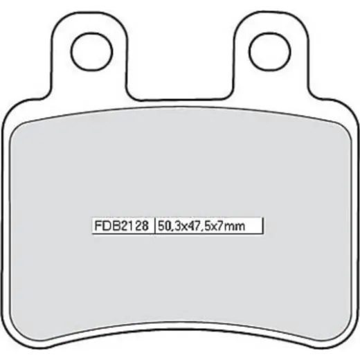 Bremsklötze FERODO Bremsbelag FDB 2128 EF