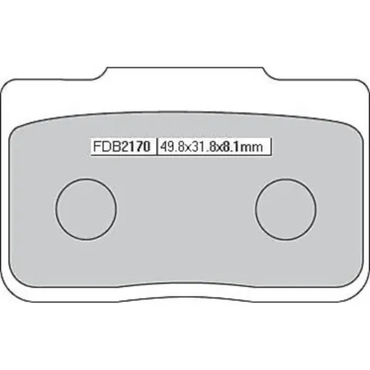 Bremsklötze FERODO Bremsbelag FDB 2170 Platinum