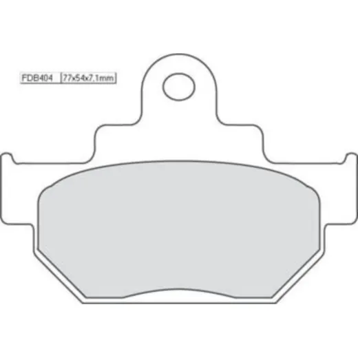 Bremsklötze FERODO Bremsbelag FDB 404 Platinum