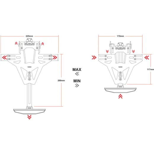 HIGHSIDER AKRON-RS PRO for Ducati Panigale V4 /S /R 18- / Panigale V2 20- / Streetfighter V4 20-