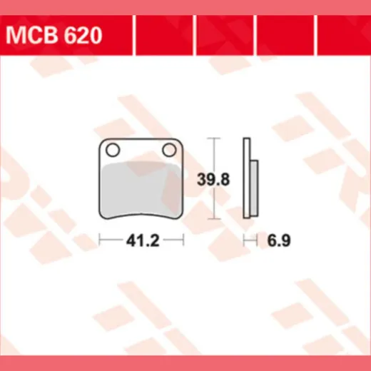 Bremsklötze TRW Lucas Bremsbelag MCB620