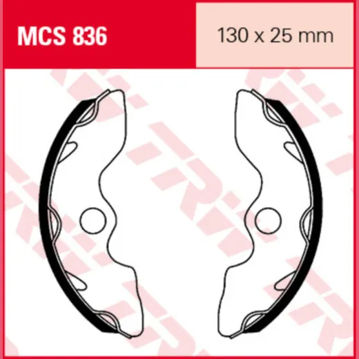 TRW Lucas Bremsbacken MCS836