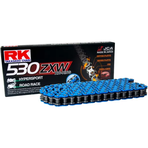 RK XW-Ringkette Blau 530ZXW für Motorräder