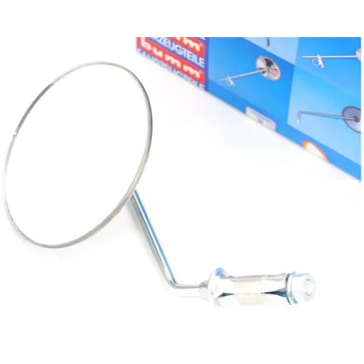 Spiegel bumm Edelstahl 110mm Links für Zündapp, Kreidler, He_1