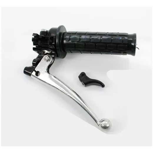 Throttle grip complete with rubber grip and cold start lever_1