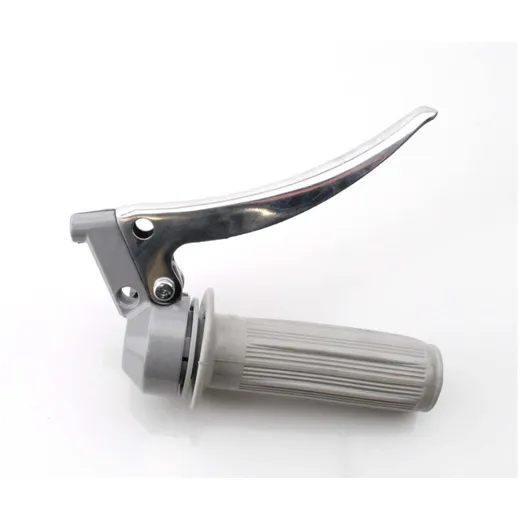 Throttle grip fitting aluminum grey 22mm 105mm for Zündapp, _2