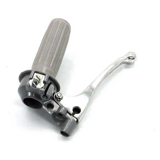 Gasgriff Armatur Aluminium Grau 22mm 105mm 26mm für Zündapp,_2