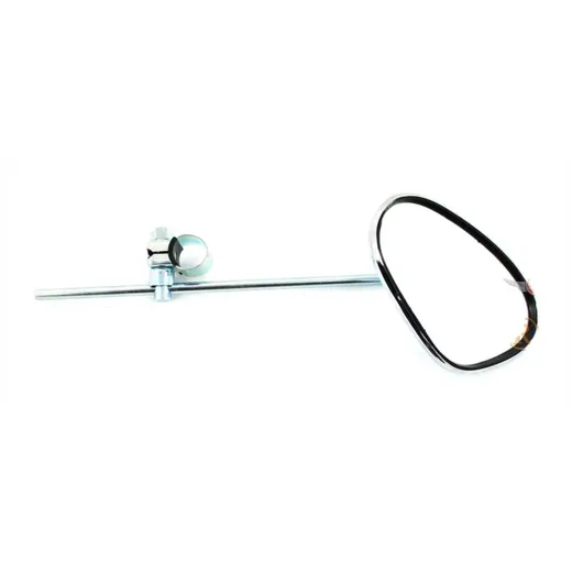 Mirror bumm chrome with clamp Reducing glass for Zündapp, Kr_1