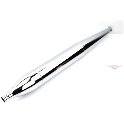 Exhaust Jamarcol cigar shape 28mm chrome 690mm for Kreidler _1