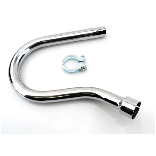Exhaust manifold chrome 32mm cylinder connection 25.60mm exh_1