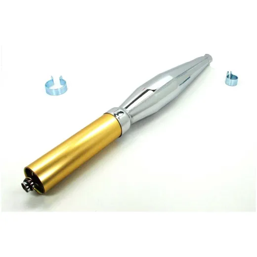 Exhaust Racing 32mm 670mm chrome for Zündapp CS, KS, GTS, ZR_1