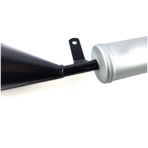 Exhaust Black Silver 28mm 750mm for Simson Schwalbe KR 51, S_3
