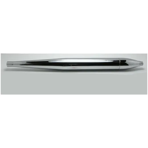 Auspuff Zigarrenform 60mm 690mm 26mm Chrom für Sport Combine_2