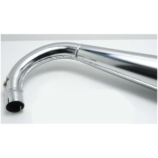 Racing exhaust chrome 36mm 820mm 51mm 90mm for Zündapp, CS, _1