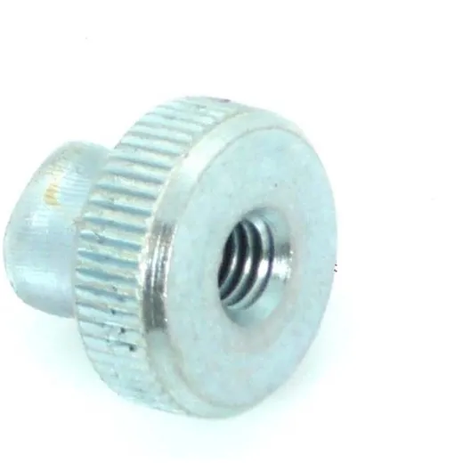 Rändelmutter Pränafa Metall Silber für Zündapp CS, CX, Hai 25, 50, GTS C 50 Sport, KS 80, Hercules Prima, M, G3, GT, GX, K Ultra