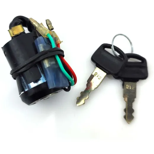 Ignition lock 4-pole with mounting bracket and 2 keys for Ho_1
