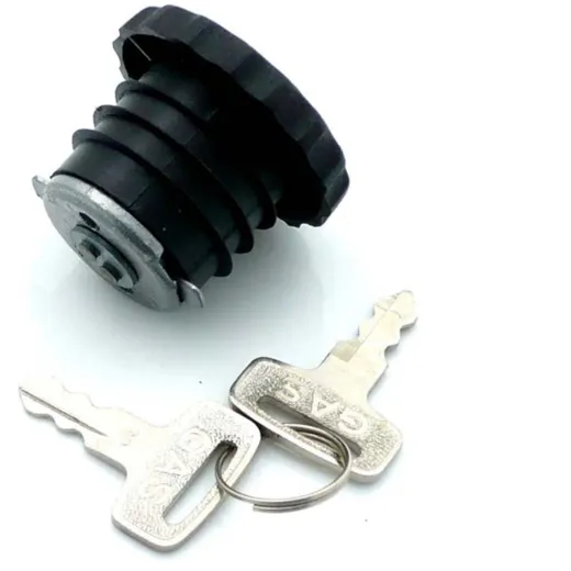 Tank cap lockable 30mm black with 2 keys for Peugeot 101, 10_1