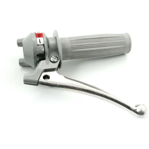 Schaltgriff Aluminium 2-Gang Rillengummi für Zündapp Bergste_1