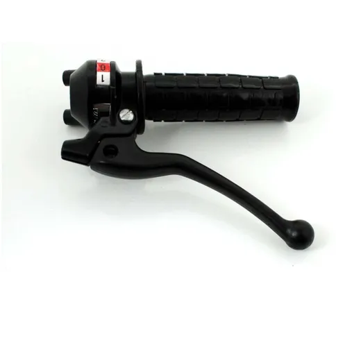 Shift lever 2-speed block rubber plastic lever black for Her_1