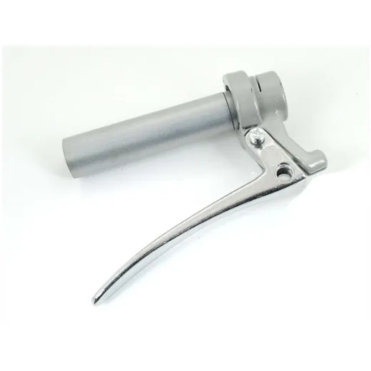 Throttle grip metal silver 22mm 100mm for Zündapp, Kreidler,_1