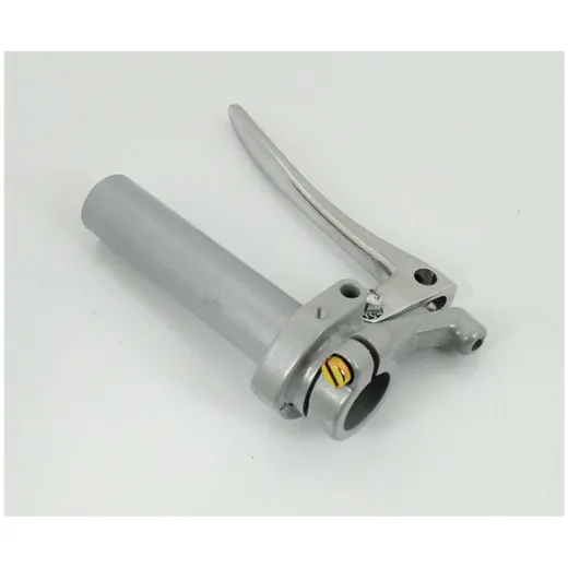 Throttle grip metal silver 22mm 100mm for Zündapp, Kreidler,_2