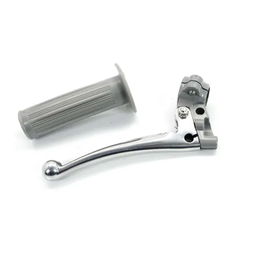 Armature aluminum clutch lever ball end head grey 22mm 105mm_1