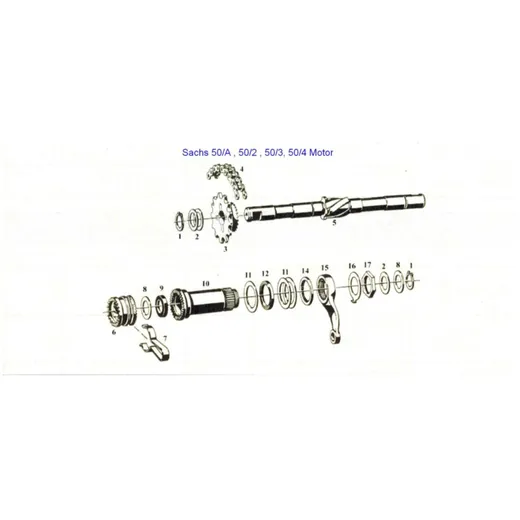 Steel brake spring 0239 051 000 for Hercules, Miele, DKW, KT_1