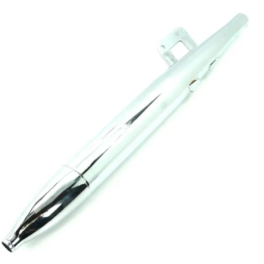 Auspuff Chrom 570mm 55mm 26mm für Zündapp, Combinette, Super_1