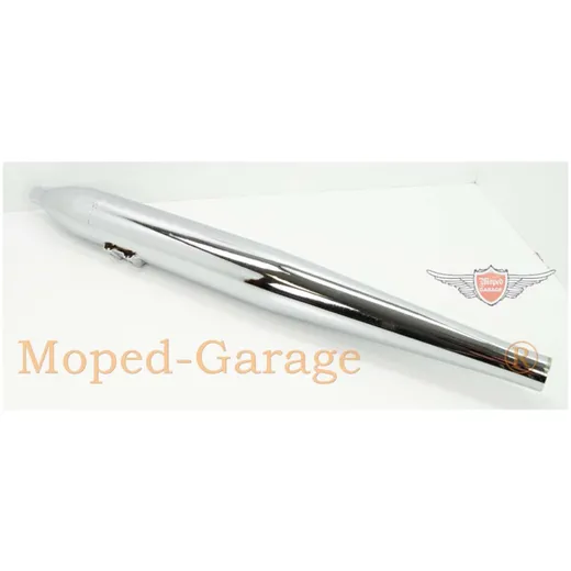 Auspuff Zigarre 32mm mit Halter für Zündapp GTS KS Sport Com_1