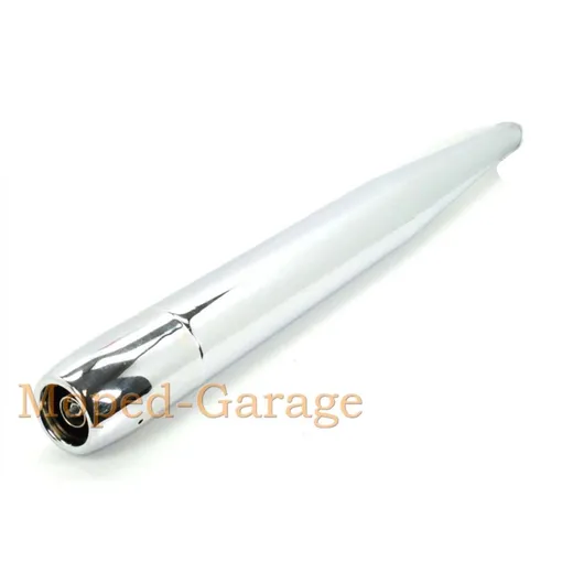 Exhaust chrome 32mm 70mm 730mm for Hercules, Zündapp, Kreidl_1
