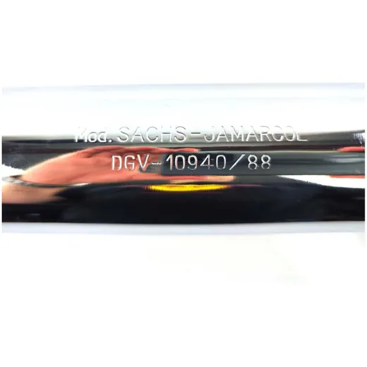 Endkappe Jamarcol Auspuff 32mm 690mm 70mm Chrom für Hercules_3
