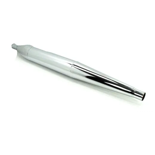 Auspuff Zigarrenform 700mm 70mm 28mm Chrom für Zündapp, Herc_1