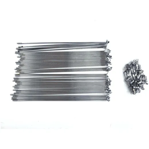 Speichen Satz 36 Stück Stahl 180mm 2,6mm Nippel 5mm 8mm für _1
