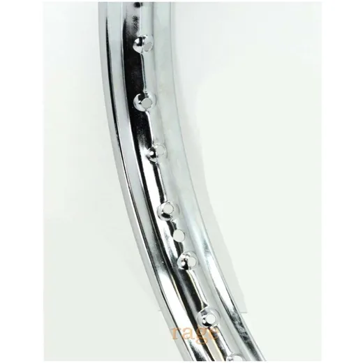 Chrome rim 1.40 x 18 inch 36 hole 6.5mm for moped, moped, mo_1