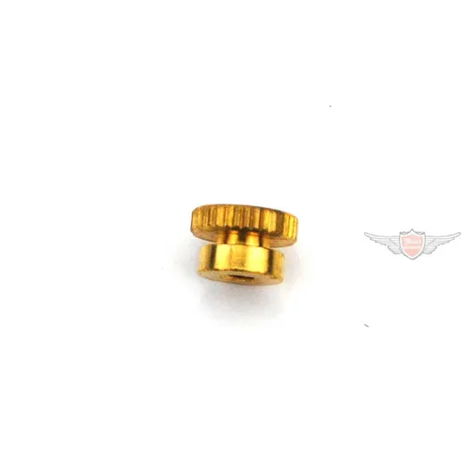 Zündkerzenstecker Goebel Messing Rändelschraube 7mm für Zünd_1