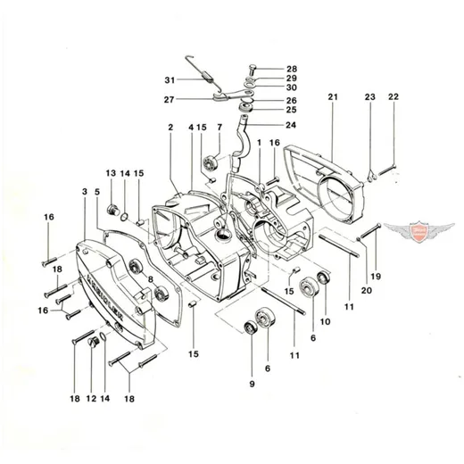 Lager BO 15 Messingkäfig für Kreidler Flory, MF 2, 4, MP 1 M_1