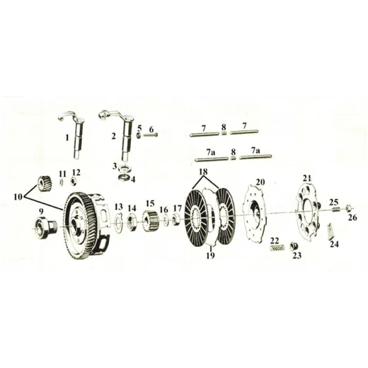 Federteller Stahl Rund für Hercules, Miele, DKW, Rixe, KTM, _1