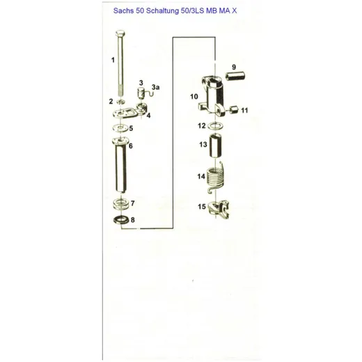 Bushing steel 30mm for Hercules, Miele, DKW, KTM, Rixe, Sach_1