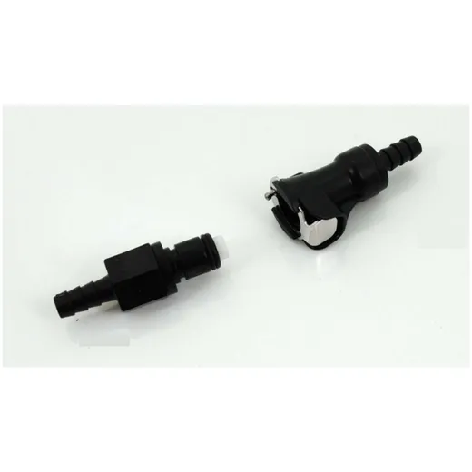 Fuel hose quick connector plastic 6mm black for moped, moped_1
