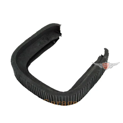 Abdeckschürze Gummi Schwarz für Kreidler Florett Eiertank, S_1