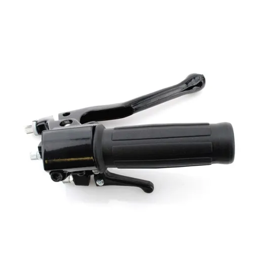 Throttle grip fitting with black rubber grip for MBK, Mobyle_2
