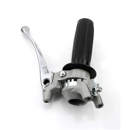 Gear lever fitting Grey with black handle Aluminum clutch le_1