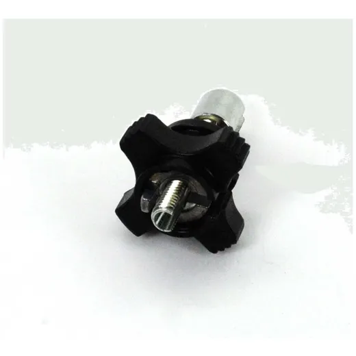 Stellschraube M7 x 35mm Schwarz/Silber für Mofa, Moped, Moki_1