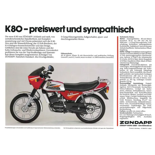Prospekt Neuteil DIN A4 für K80 MG00086608_1