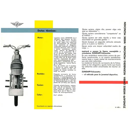 Brochure Falconette for MG00086629_1